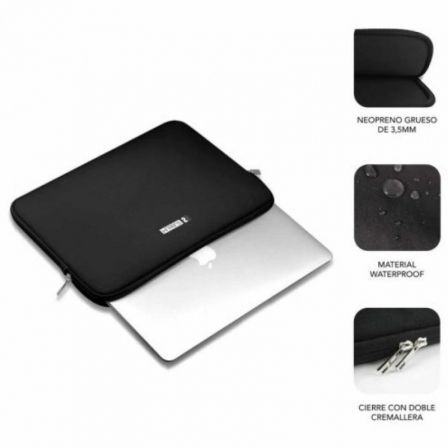 Subblim Funda Business Laptop Sleeve Neoprene V2 11,6-12,5 Pulgadas Negro